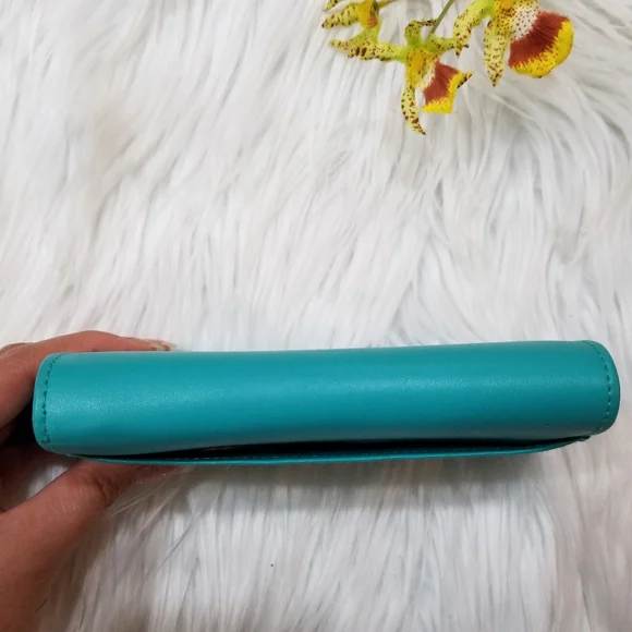 GEMLINE Turquoise Color Wallet Purse Bag . - Picture 5 of 12